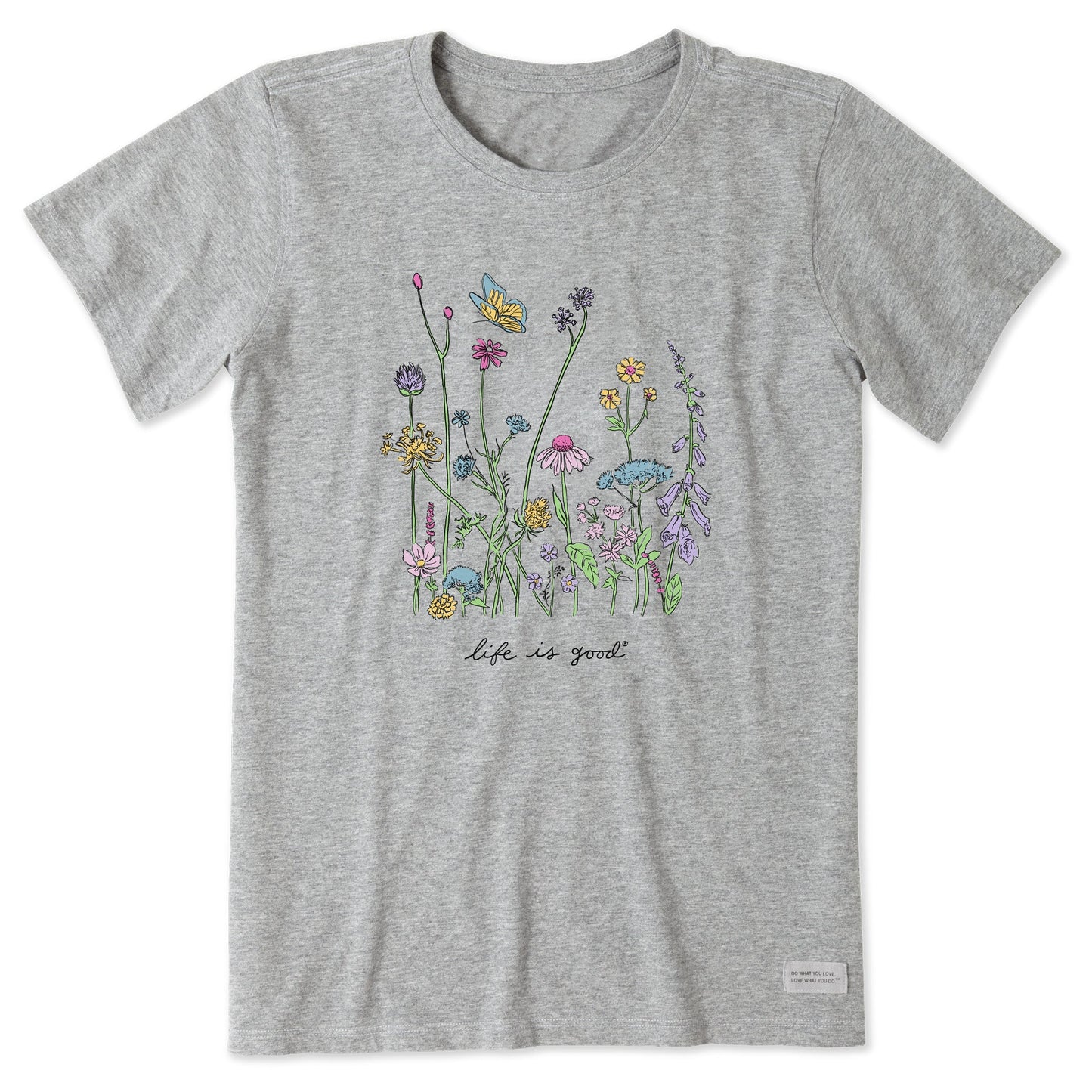 Women's Realaxed Wildflowers Short Sleeve Tee