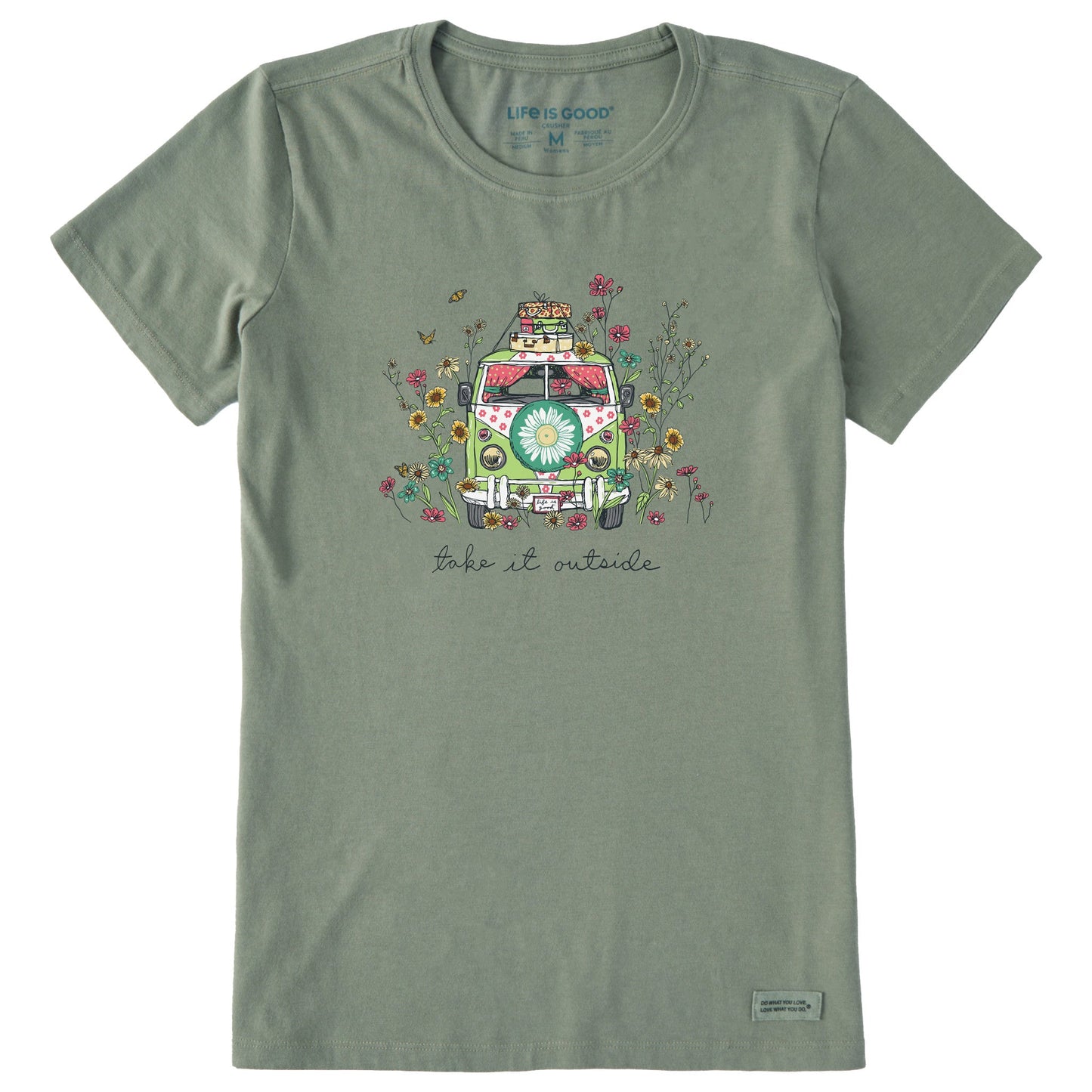 Women's Take It Outside Wildflower Van Short Sleeve Tee