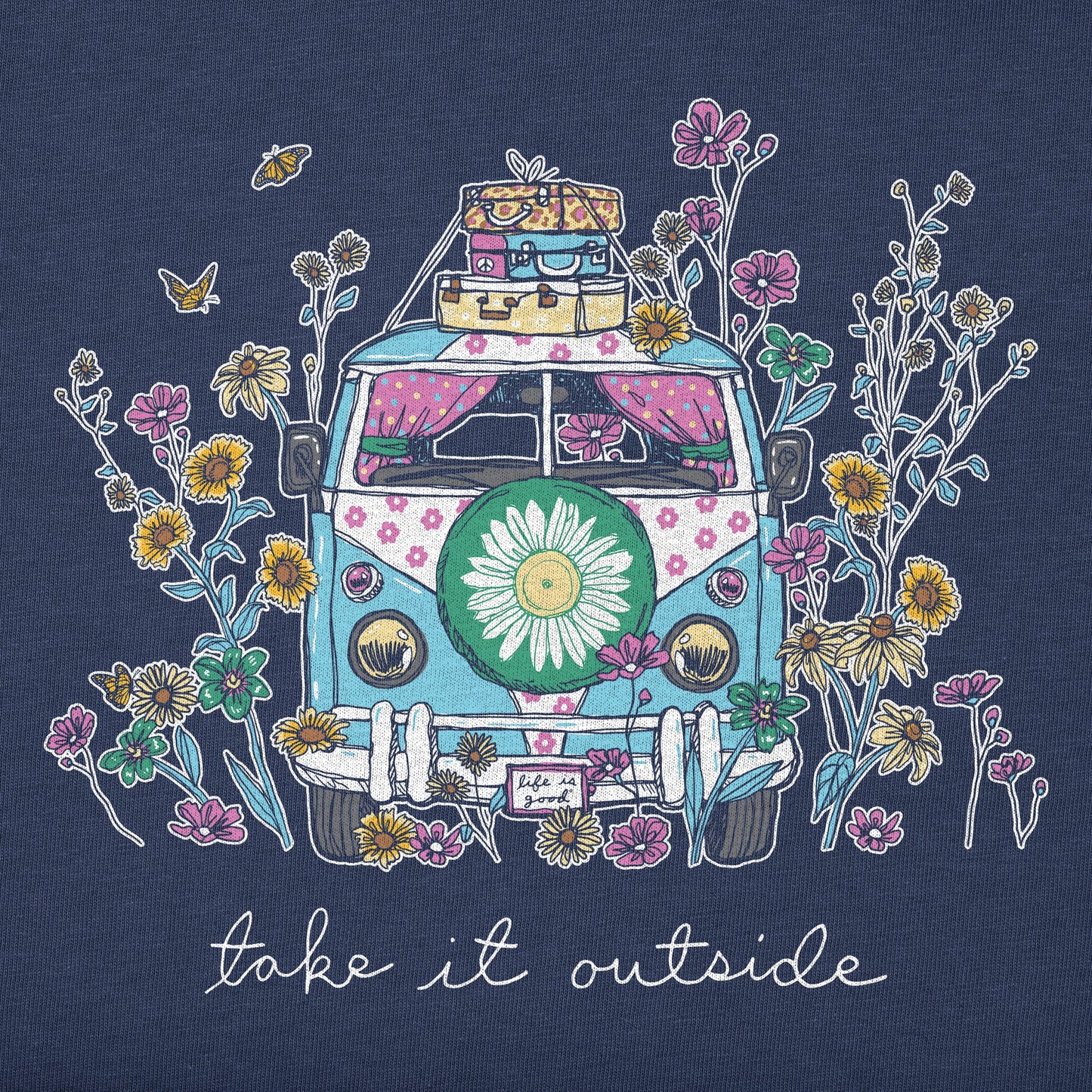 Women's Take It Outside Wildflower Van Short Sleeve Tee