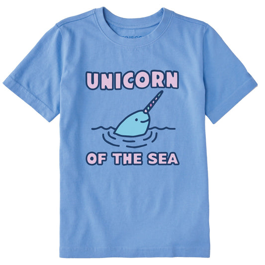 Kids Unicorn of the Sea Short Sleeve Crusher Tee