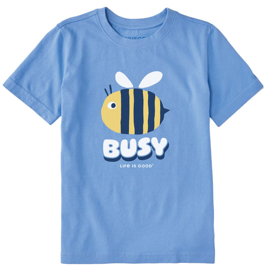 Kids Busy Bee Short Sleeve Crusher Tee
