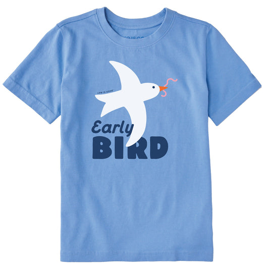 Kids Early Bird Short Sleeve Crusher Tee