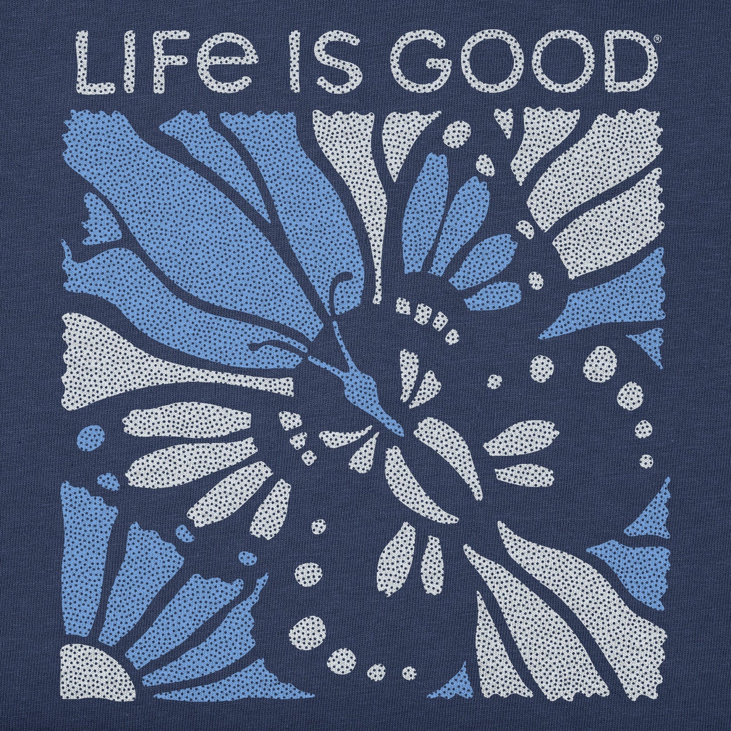 Kids Life is Good Butterfly Short Sleeve Crusher Tee