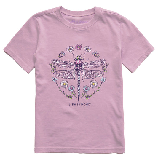 Kids Life is Good Dragonfly Short Sleeve Crusher Tee