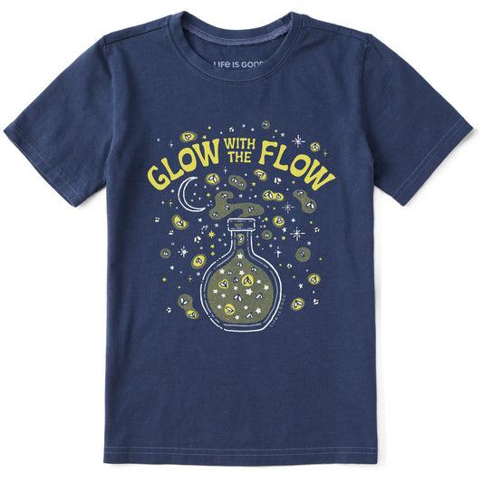 Kids Glow with the Flow Short Sleeve Crusher Tee