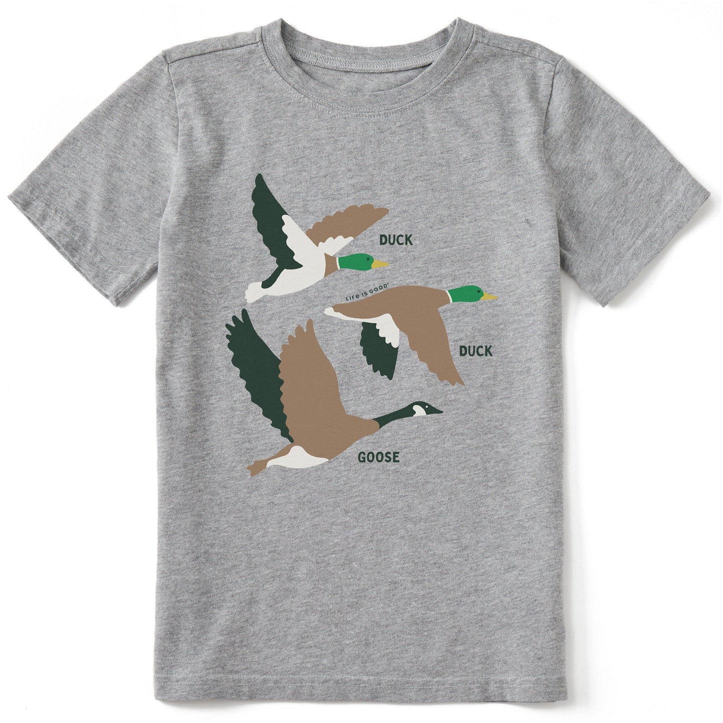Kids Duck Duck Goose Short Sleeve Crusher Tee