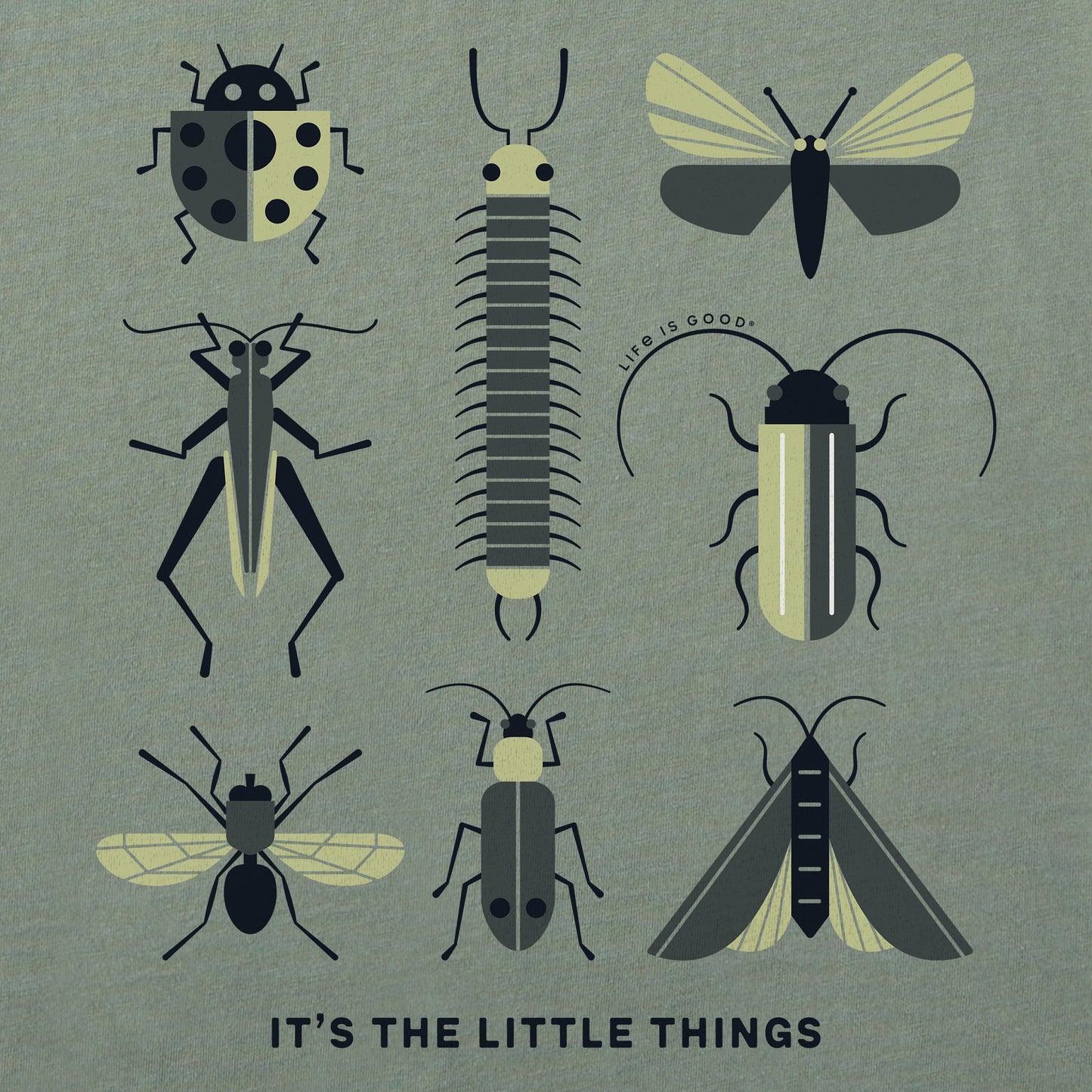 Men's It's the Little Things Bugs Short Sleeve Tee