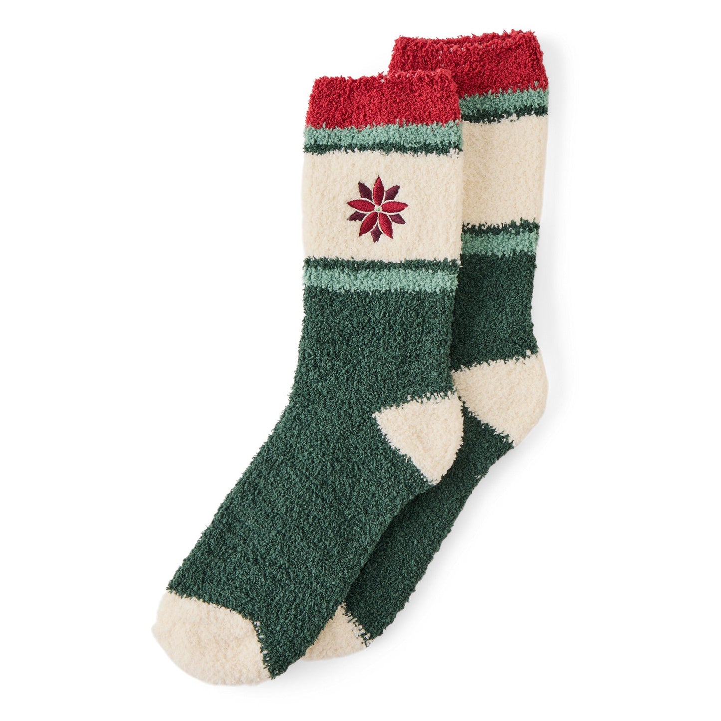 Adult Unisex Treeline Green Snuggle Sock