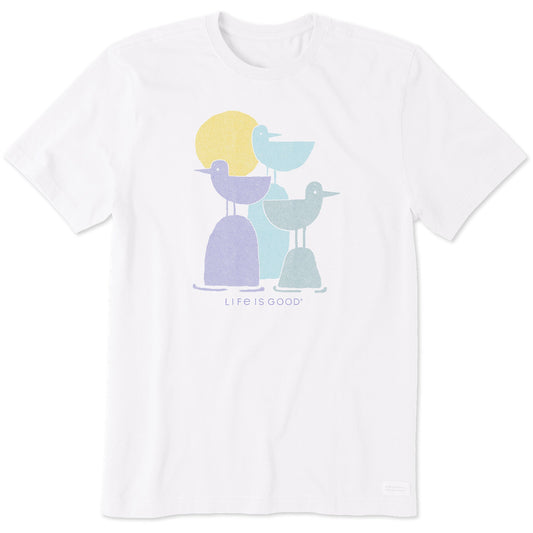 Men's Life is Good Seagull Trio Short Sleeve Tee