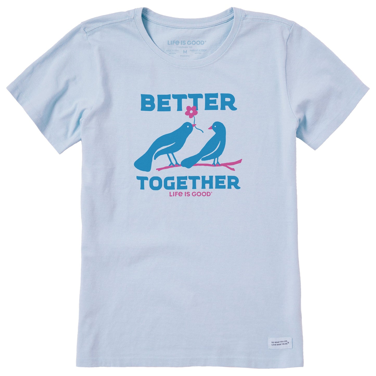 Women's Better Together Birds Short Sleeve Crusher Tee