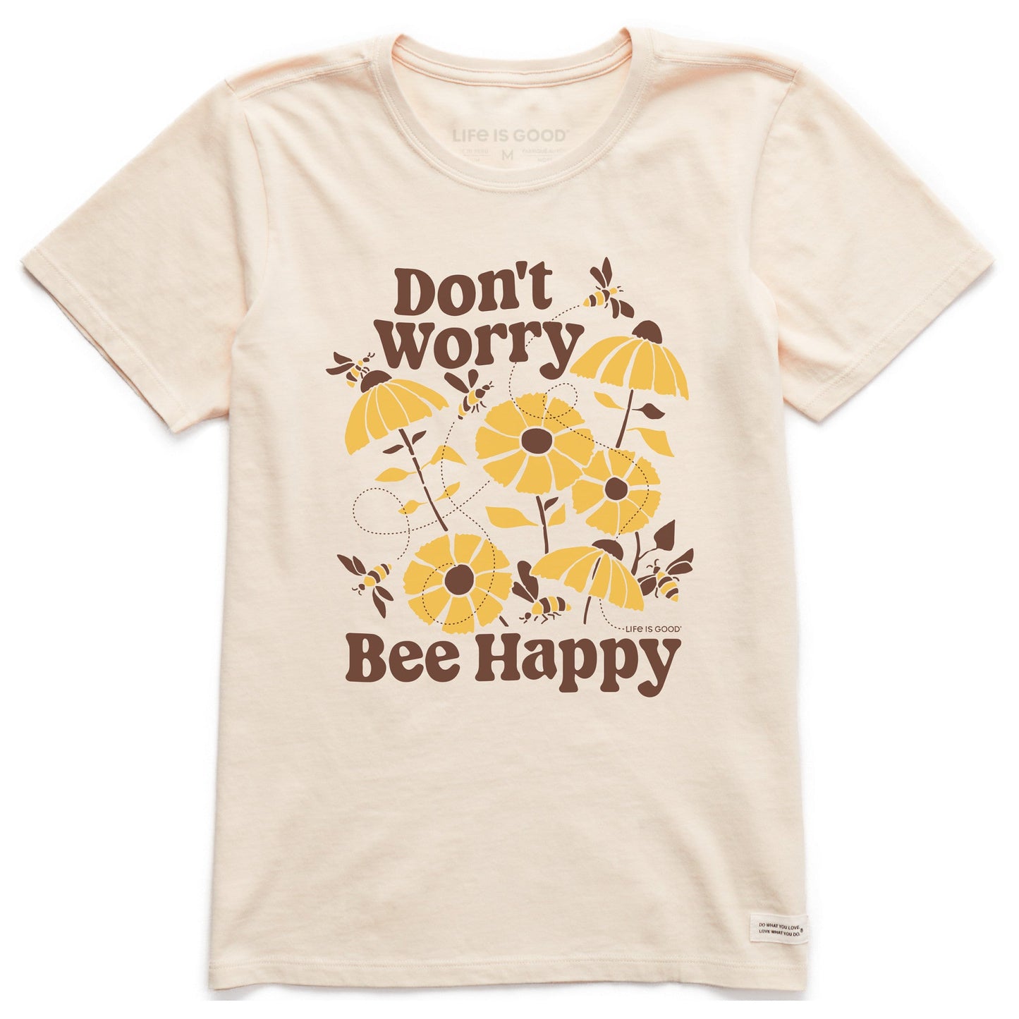 Women's Don't Worry Bee Happy Short Sleeve Tee