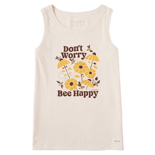 Women's Don't Worry Bee Happy Crusher Tank