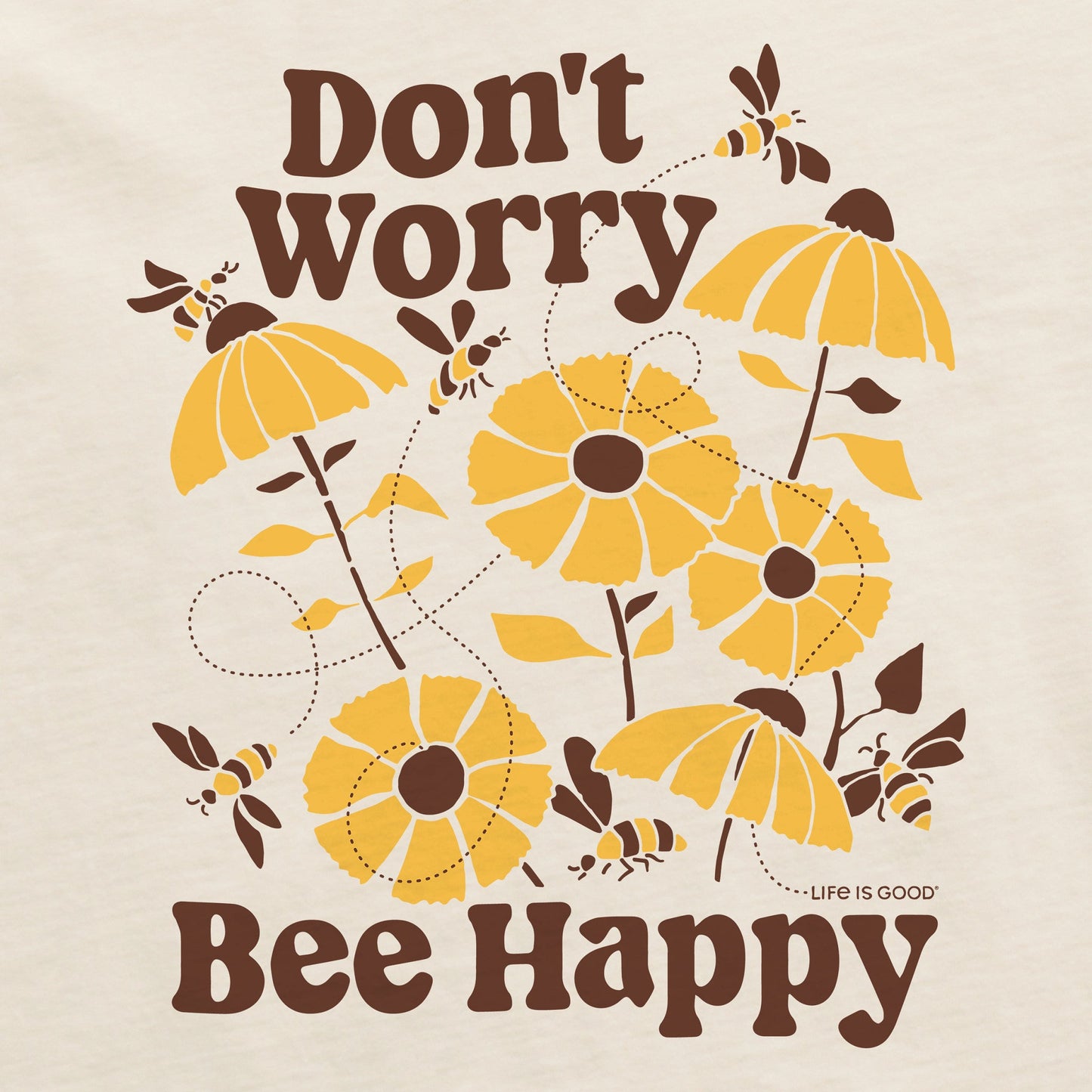 Women's Don't Worry Bee Happy Crusher Tank