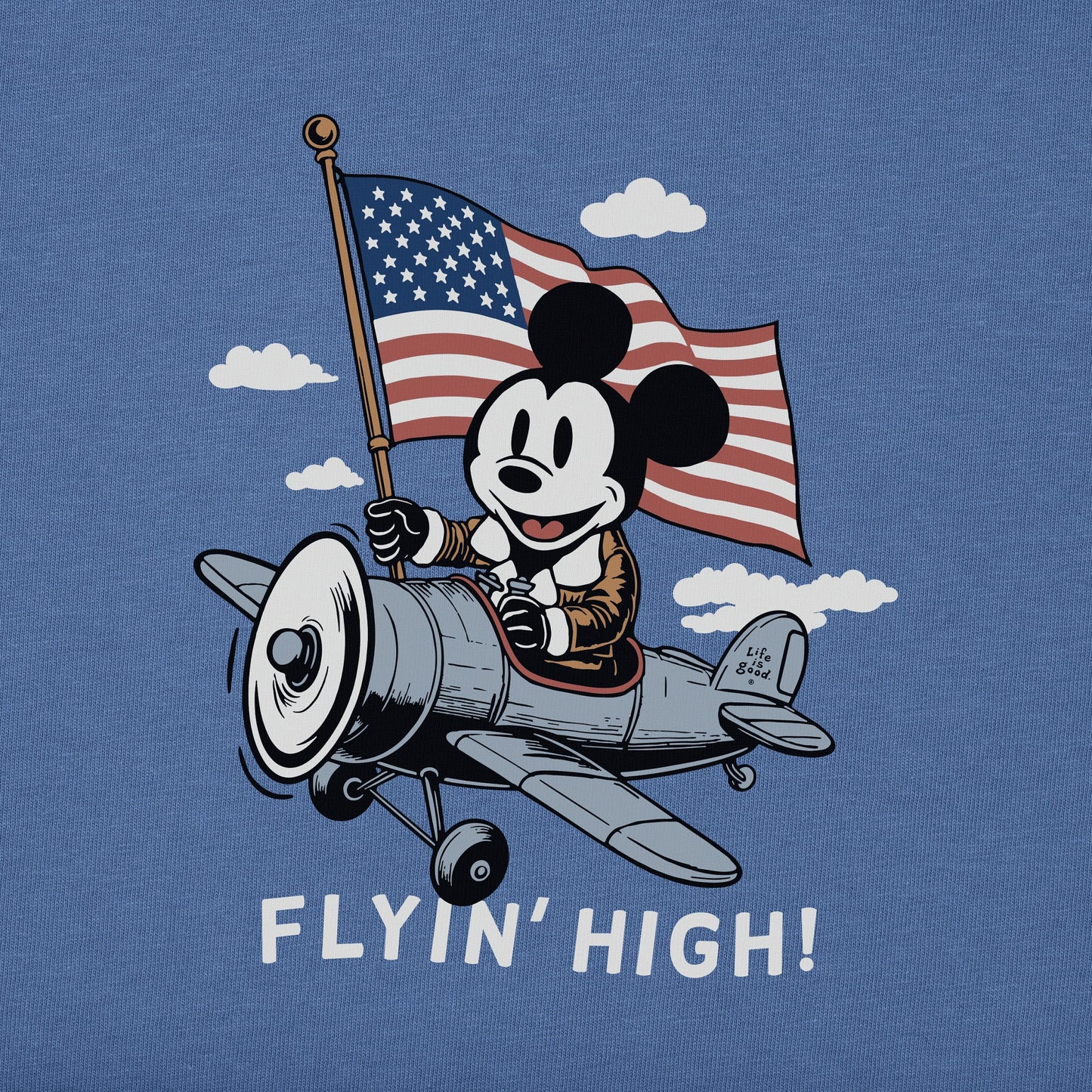 Men's Flyin' High Steamboat Willie Short Sleeve Tee