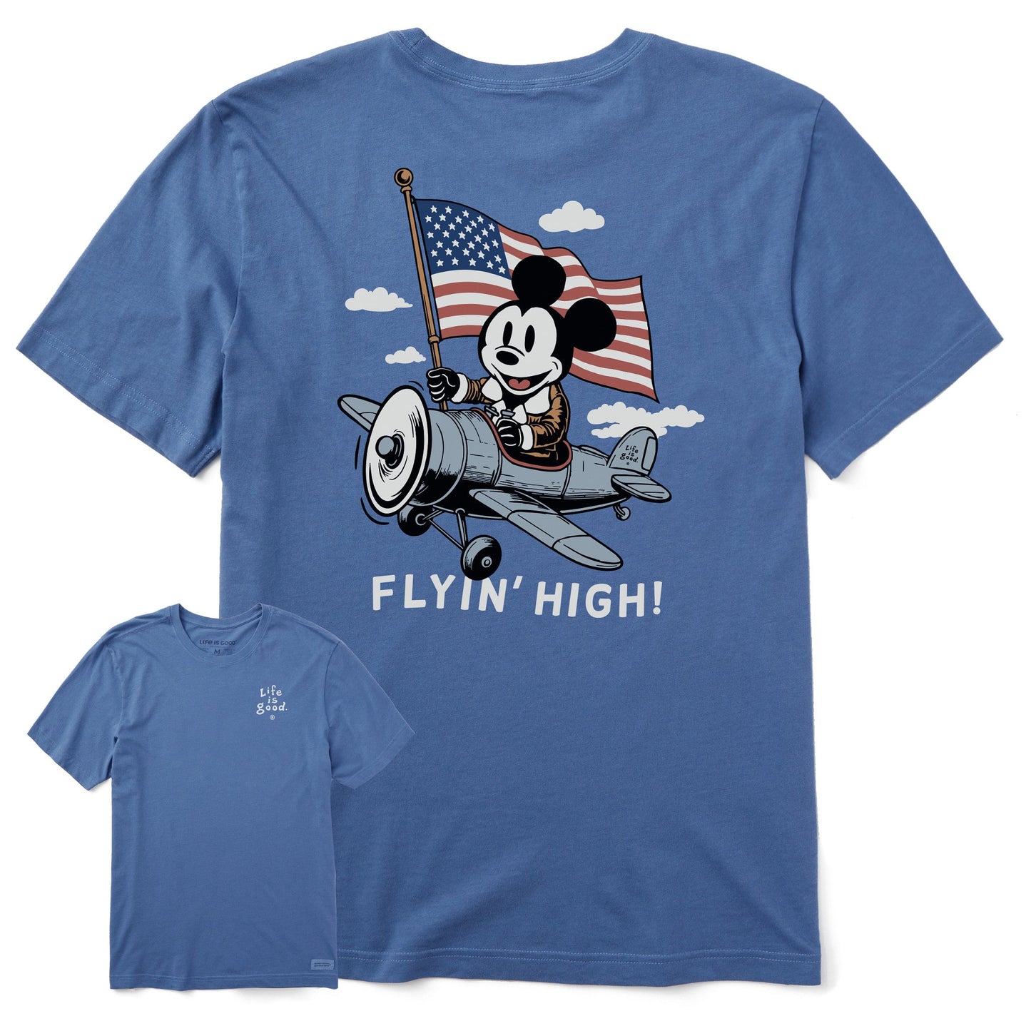 Men's Flyin' High Steamboat Willie Short Sleeve Tee