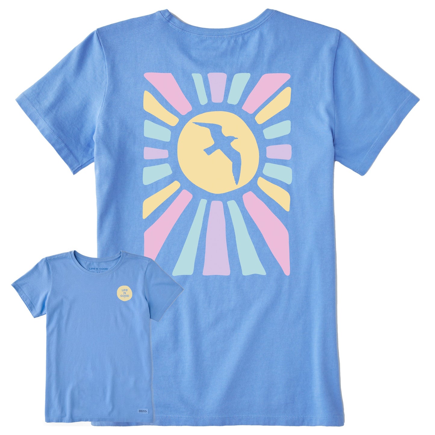 Women's Sunburst Bird Short Sleeve Crusher-LITE Tee
