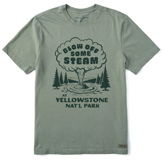 Men's Blow Off Some Steam Yellowstone Short Sleeve Tee