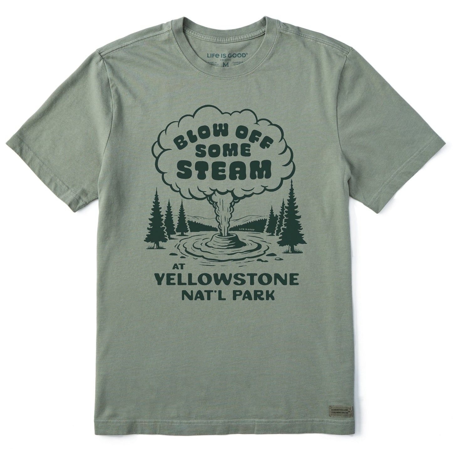 Men's Blow Off Some Steam Yellowstone Short Sleeve Tee