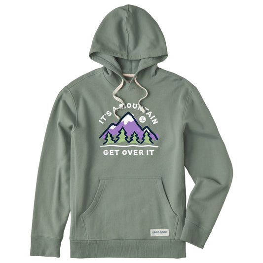 Men's It's a Mountain Get Over It Simply True Fleece Hoodie