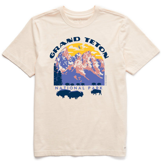 Men's Grand Tetons Short Sleeve Crusher Tee