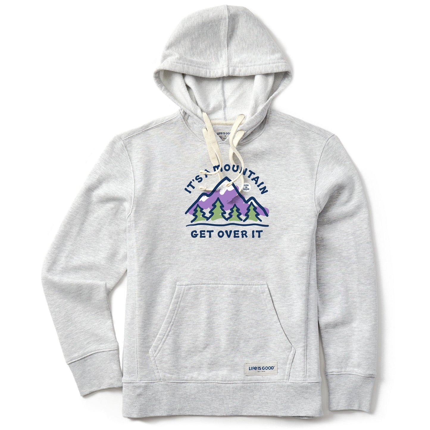 Women's It's a Mountain Get Over It Simply True Fleece Hoodie