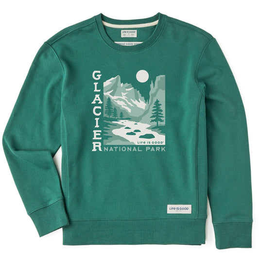 Women's Glacier National Park Simply True Fleece Crew