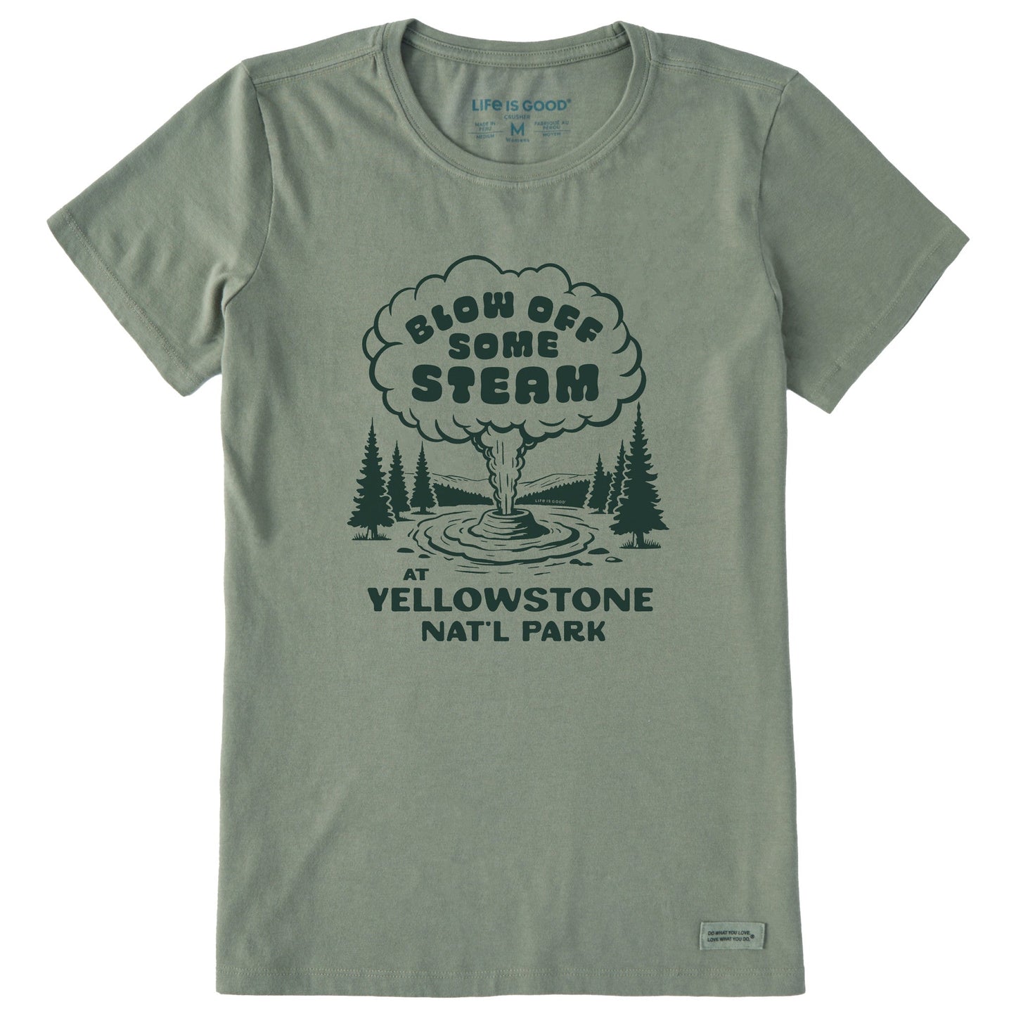 Women's Blow Off Some Steam Yellowstone Short Sleeve Crusher Tee