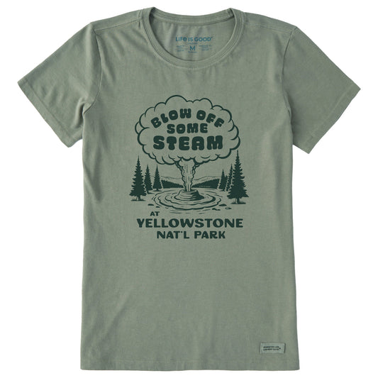 Women's Blow Off Some Steam Yellowstone Short Sleeve Crusher Tee