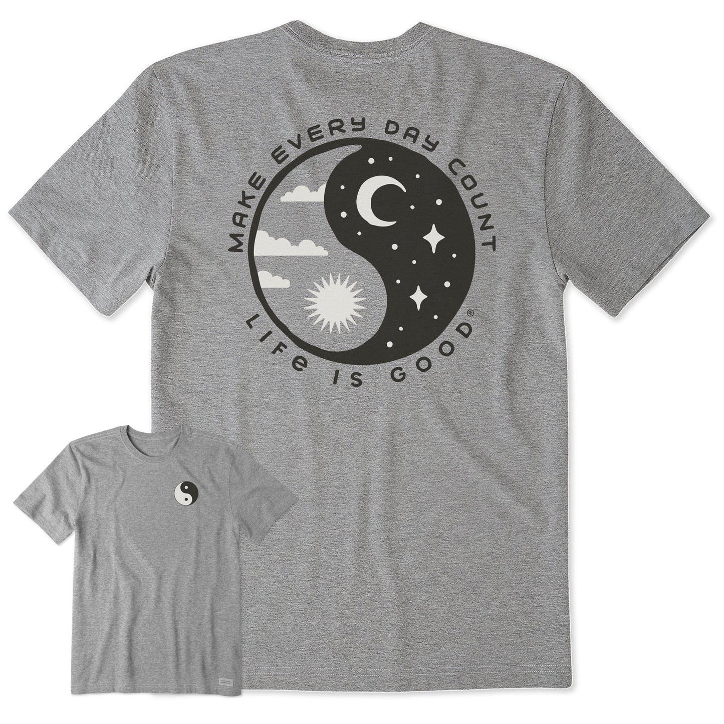 Men's Make Every Day Count Yin Yang Short Sleeve Tee