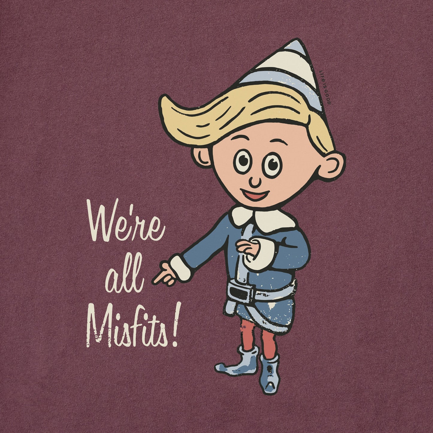 Men's We're All Misfits! Short Sleeve Crusher Tee