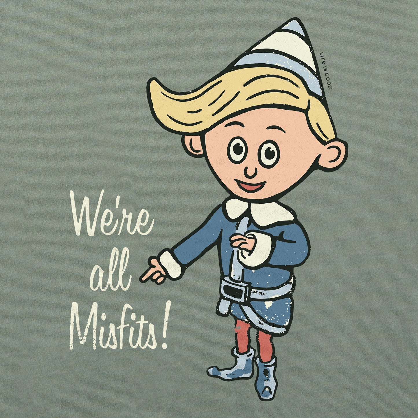 Women's We're All Misfits! Long Sleeve Crusher Tee