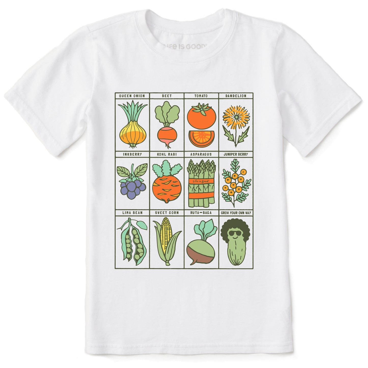 Kids Grow Your Own Way Short Sleeve Crusher Tee