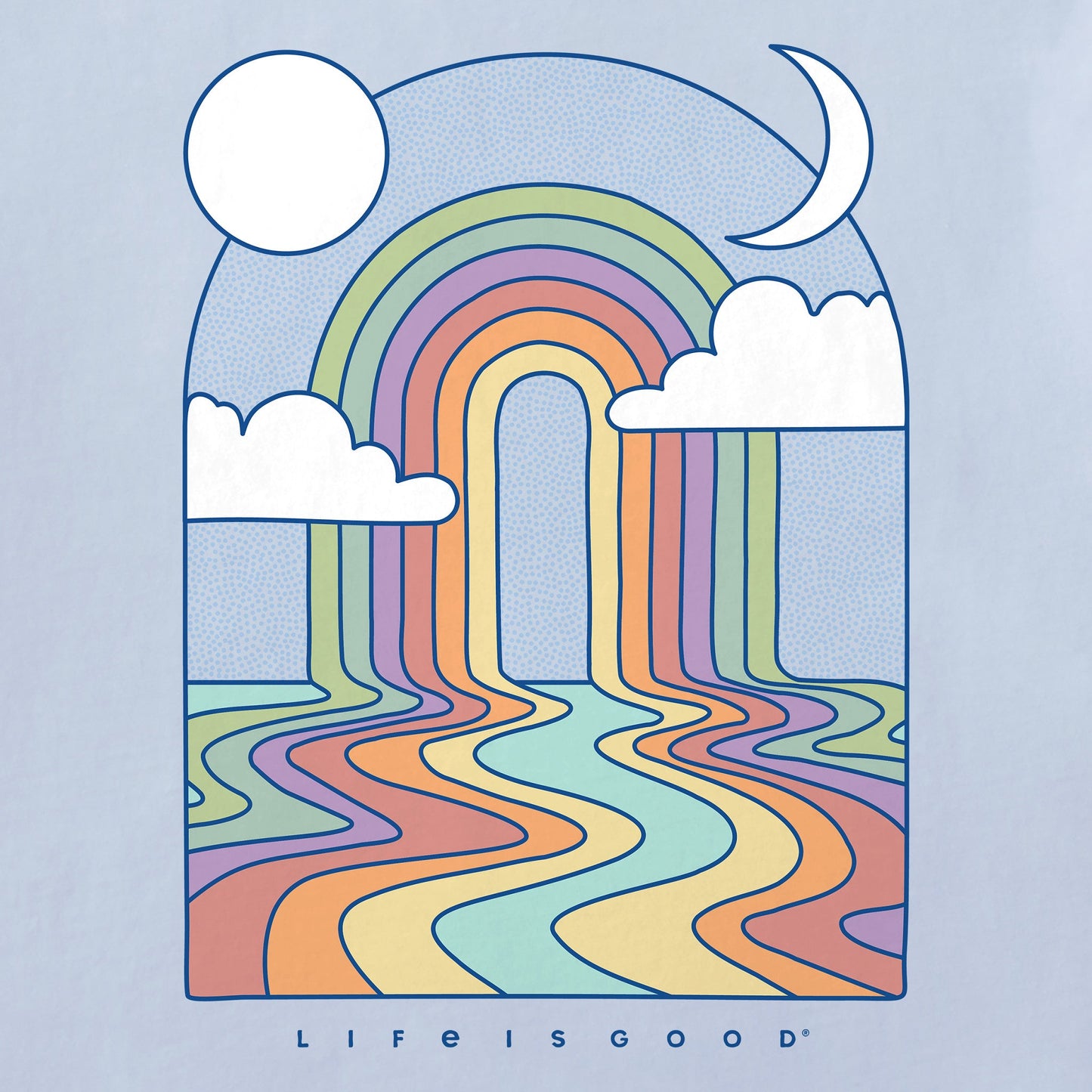 Women's Rainbow Road Short Sleeve Crusher Boxy Tee