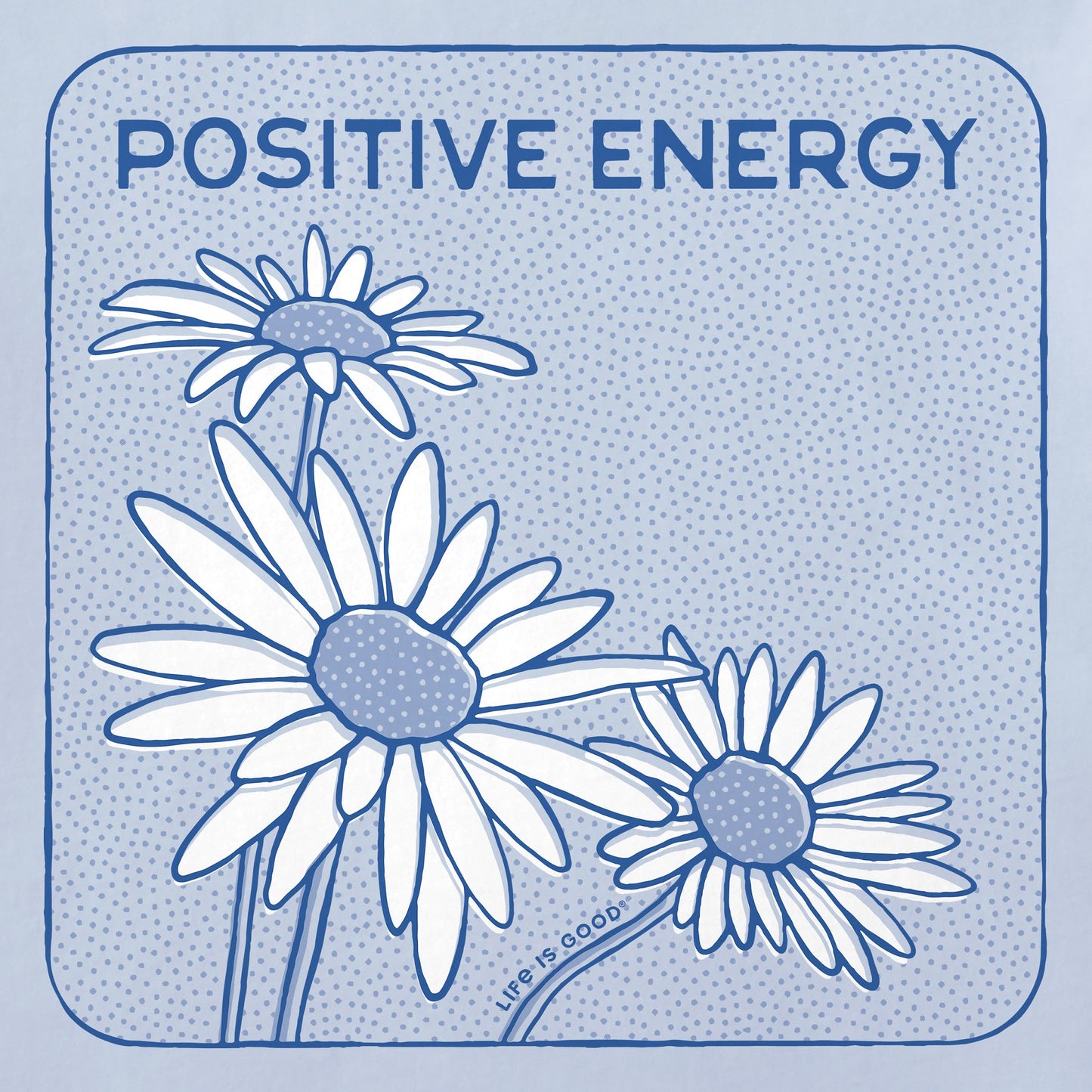 Women's Positive Energy Daisies Short Sleeve Crusher Boxy Tee