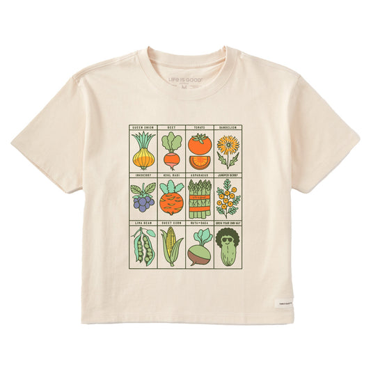 Women's Grow Your Own Way Short Sleeve Crusher Boxy Tee