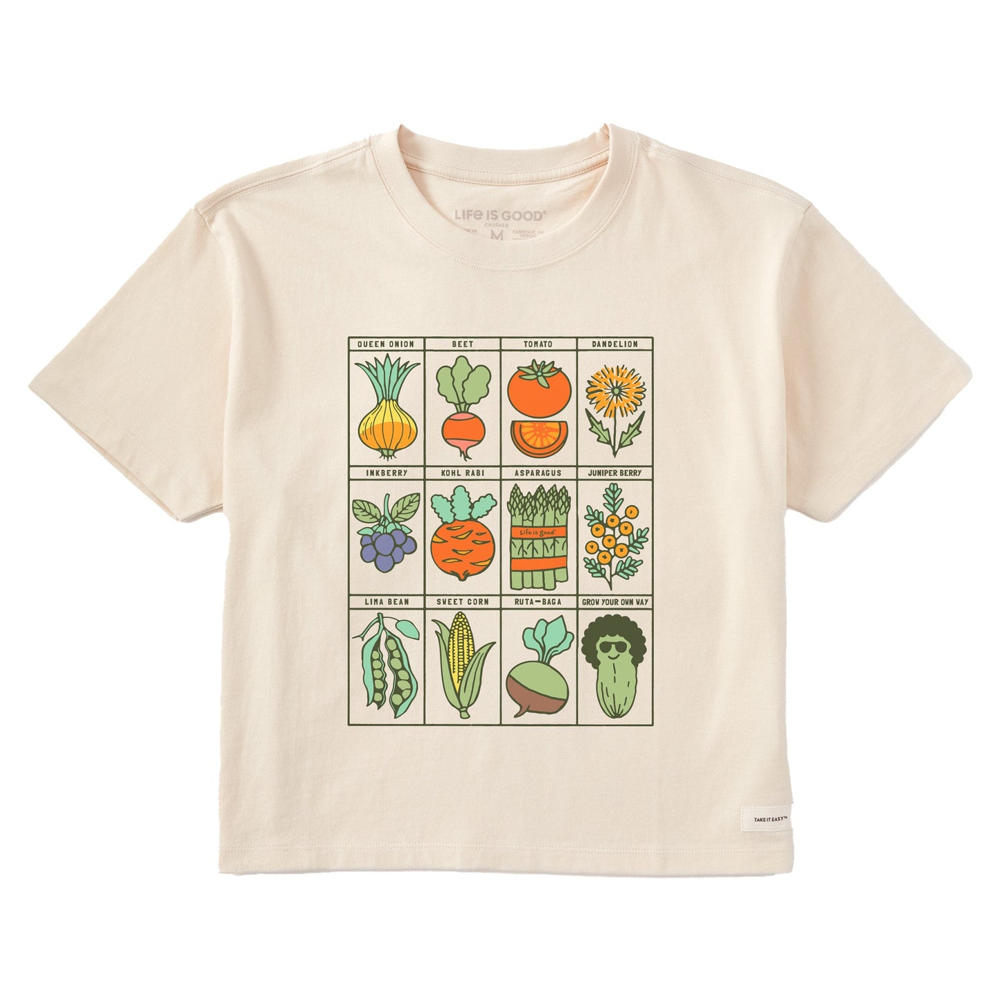 Women's Grow Your Own Way Short Sleeve Crusher Boxy Tee