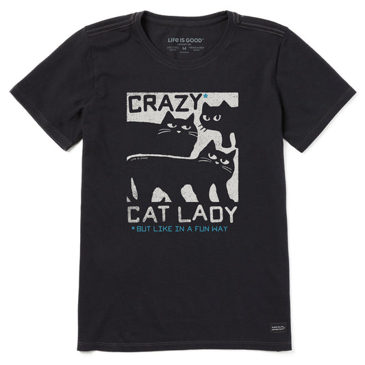 Women's Crazy Cat Lady Short Sleeve Tee