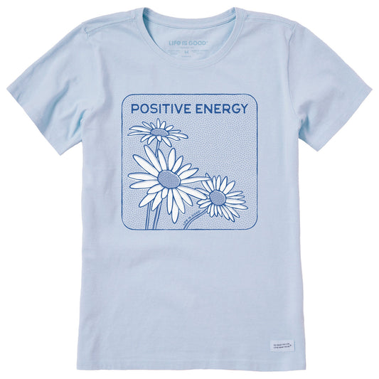 Women's Positive Energy Daisies Short Sleeve Crusher Tee