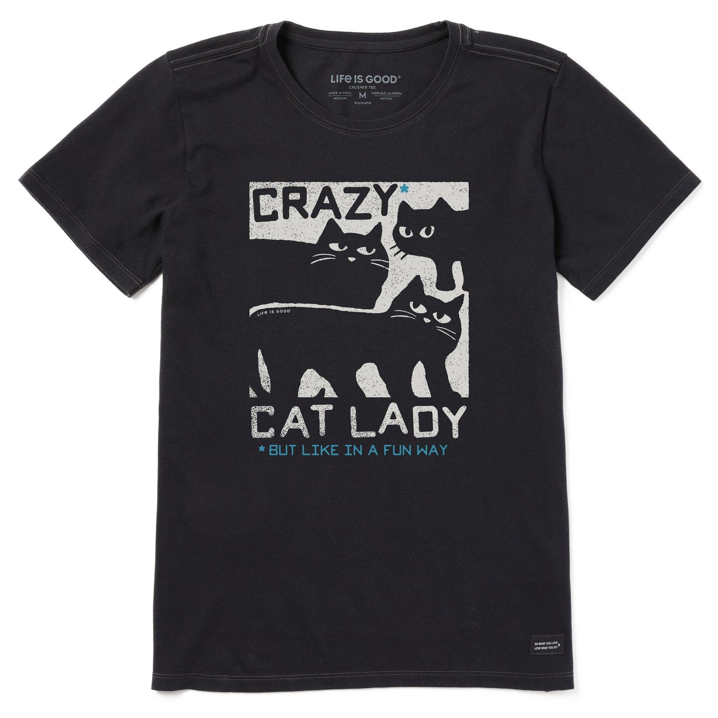 Women's Crazy Cat Lady Short Sleeve Tee