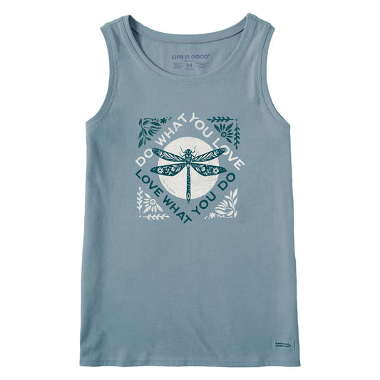 Women's Do What You Love Dragonfly Crusher Tank