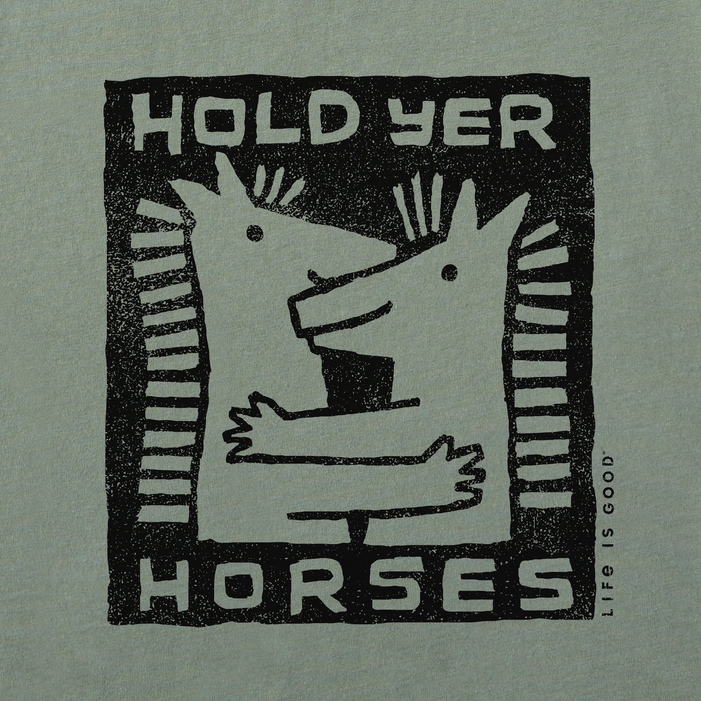Men's Hold Yer Horses Hug Short Sleeve Tee