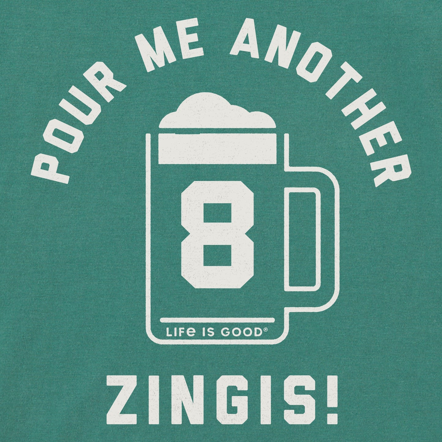 Women's Pour Me Another Zingis Short Sleeve Crusher Boxy Tee