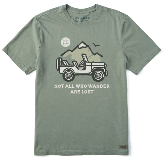 Men's Not All Who Wander Are Lost Vehicle Short Sleeve Tee