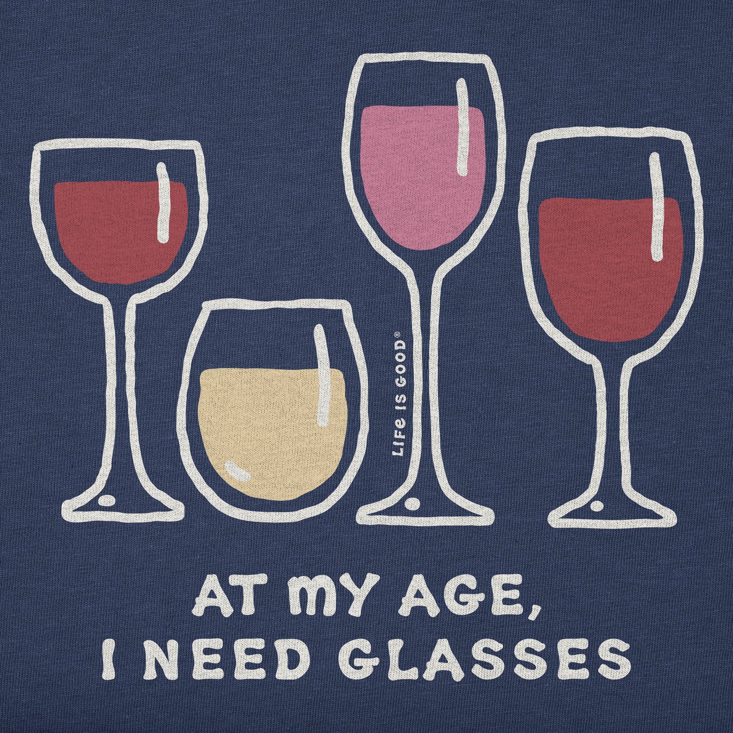 Men's Wine Glasses Short Sleeve Tee