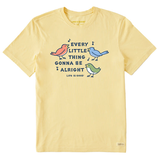 Men's Vintage Gonna Be Alright Birds Short Sleeve Tee