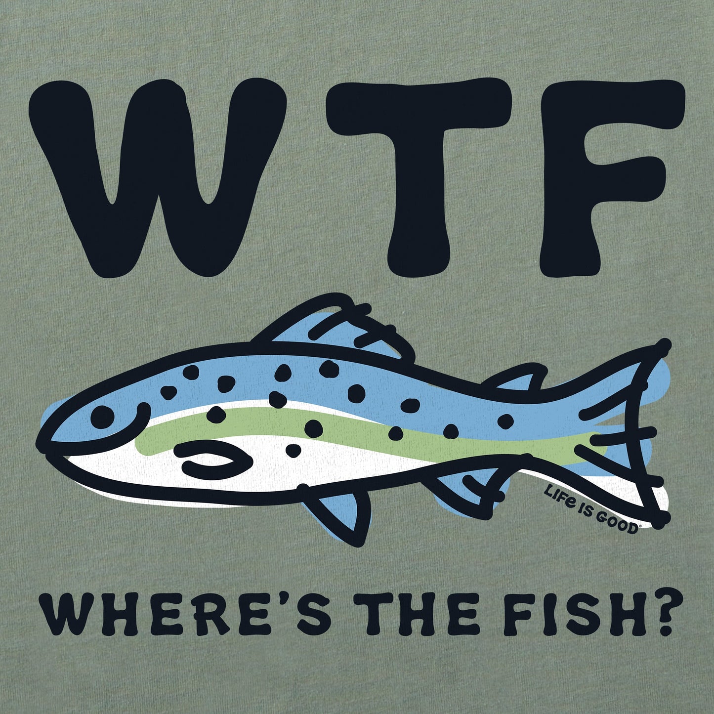 Men's WTF Fish Short Sleeve Tee