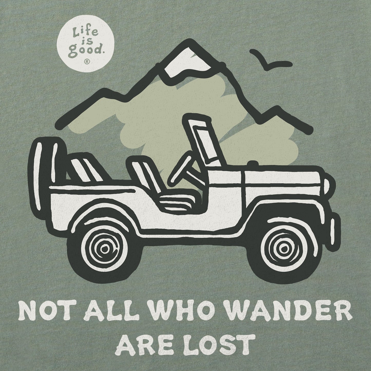 Men's Not All Who Wander Are Lost Vehicle Short Sleeve Tee