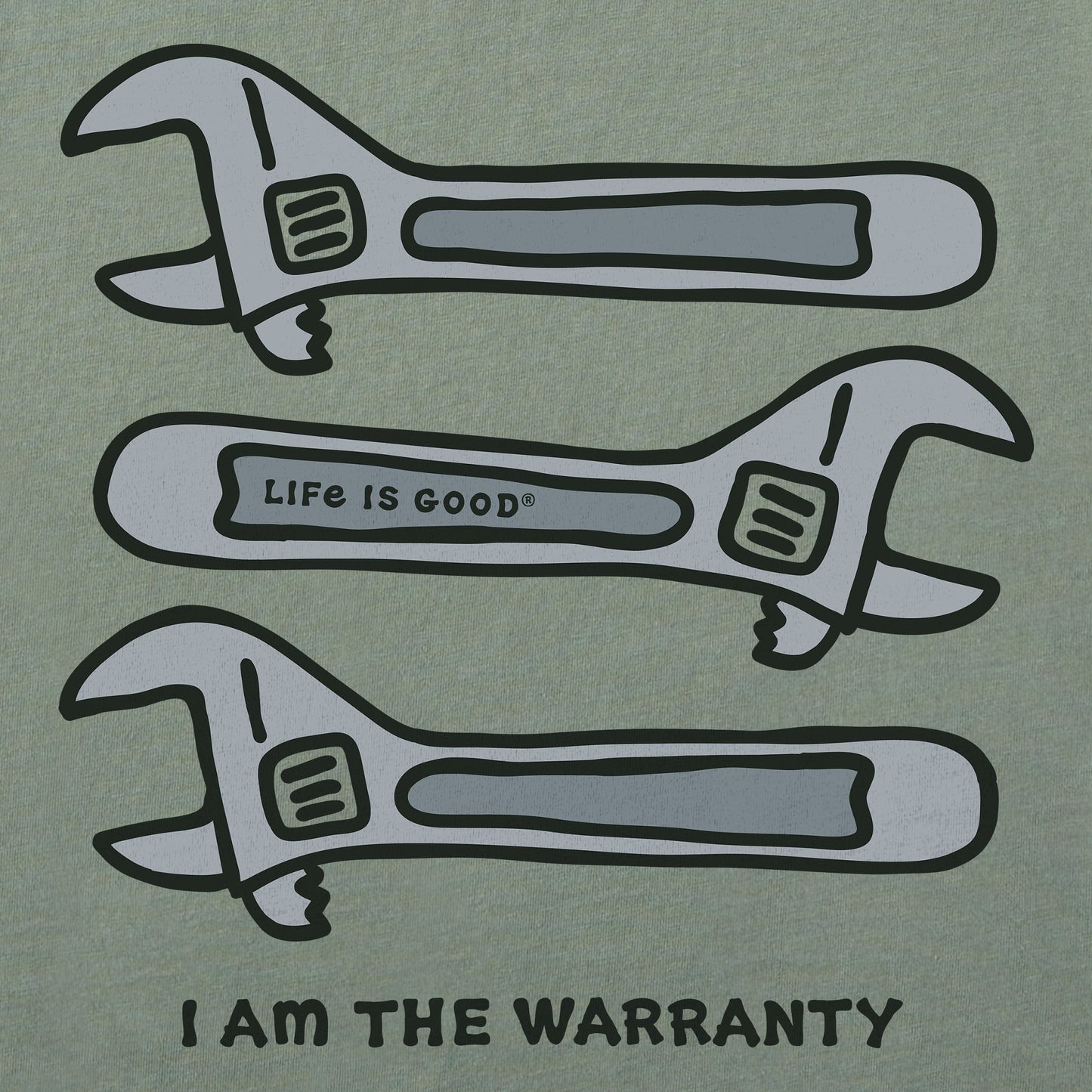 Men's I Am the Warranty Wrenches Short Sleeve Tee