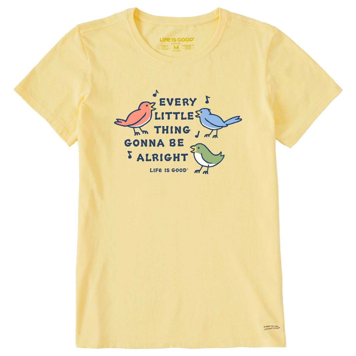 Women's Vintage Gonna Be Alright Birds Short Sleeve Tee