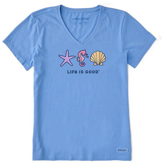 Women's Sea Life Trio Short Sleeve Vee